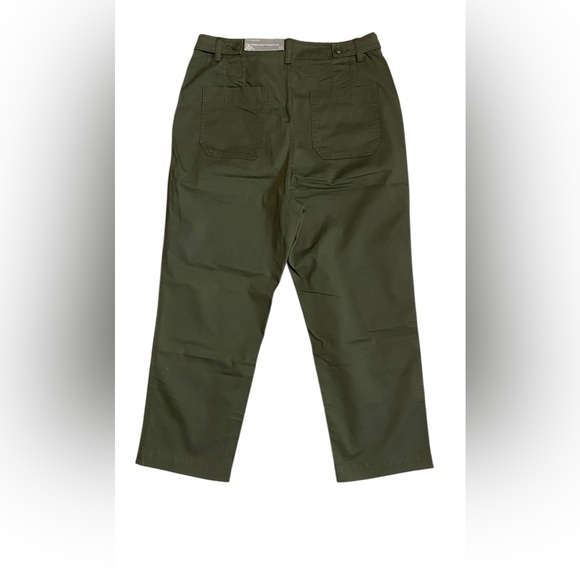 TALBOTS High waisted patch pocket Cropped Pants Size 12 NWT! - Picture 6 of 7